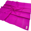Armanda Düz İpek Eşarp Twill - Koyu Pembe