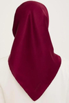 Armine Düz İpek Eşarp - 03 Bordo Sura