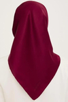 Armine Düz İpek Eşarp - 03 Bordo Twill