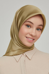 Armine İpek Eşarp 2022 Kış 8668-10 Gold Twill