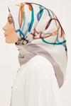 Armine İpek Eşarp 2023 Yaz 8902-01 Twill