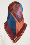 Armine İpek Eşarp 2024 Kış - 9002-50 Bordo Twill