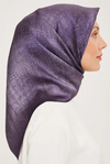 Armine İpek Eşarp 2024 Kış - 9030-01 Mor Twill