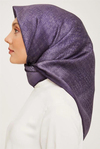 Armine İpek Eşarp 2024 Kış - 9030-01 Mor Twill