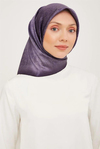Armine İpek Eşarp 2024 Kış - 9030-01 Mor Twill