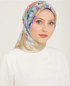 Armine İpek Eşarp 2024 Yaz - 9127-54 Yağ Yeşili Twill