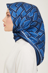 Armine İpek Eşarp 2024 Yaz - 9132-33 Saks Sura