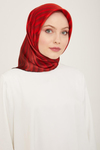 Armine İpek Eşarp 2024 Yaz - 9150-32 Kırmızı Sura