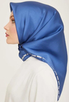 Armine İpek Eşarp 2024 Yaz - 9165-37 İndigo Sura