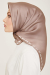 Armine İpek Eşarp 2024 Yaz - 9165-38 Koyu Taş Sura
