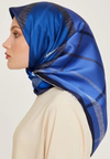 Armine İpek Eşarp 2025 Kış - 9206-84 Morcivert Twill