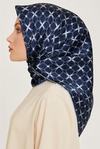 Armine İpek Eşarp 2025 Kış - 9207-33 Lacivert Twill