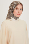 Armine İpek Eşarp 2025 Kış - 9213-38 Krem Twill