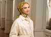 Armine İpek Eşarp 2025 Kış - 9234-31 Yağ Yeşili Sura