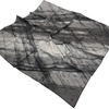 Armine İpek Eşarp 2025 Kış - 9236-13 Gri Siyah Twill