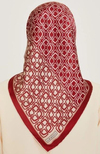 Armine İpek Eşarp 2025 Kış - 9248-82 Bordo Twill