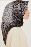 Armine İpek Eşarp 2025 Kış - 9249-38 Füme Siyah Sura