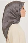 Armine İpek Eşarp 2025 Kış - 9252-09 Gri Twill