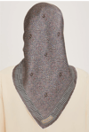 Armine İpek Eşarp 2025 Kış - 9252-09 Gri Twill