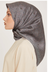 Armine İpek Eşarp 2025 Kış - 9252-09 Gri Twill