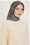 Armine İpek Eşarp 2025 Kış - 9252-09 Gri Twill