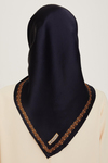 Armine İpek Eşarp 2025 Kış - 9260-09 Lacivert Sura