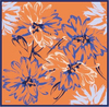 Armine İpek Eşarp 2025 Yaz - 9315-38 Turuncu Twill