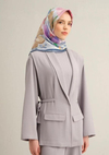 Armine İpek Eşarp 2025 Yaz - 9318-31 Mavi Yeşil Sura