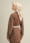 Armine İpek Eşarp 2025 Yaz - 9344-31 Soft Bej Twill