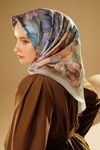 Armine İpek Eşarp 2026 Kış - 9403-07 Taş Twill