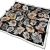 Armine İpek Eşarp 2026 Kış - 9403-84 Siyah Gri Twill