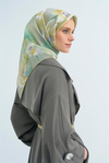 Armine İpek Eşarp 2026 Yaz - 9505-81 Soft Yeşil Twill