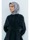 Armine İpek Eşarp 2026 Yaz - 9522-84 Gri Twill