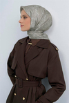 Armine İpek Eşarp 2026 Yaz - 9537-82 Soft Taş Twill