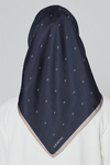Armine İpek Eşarp Nostalji - 8259-09 Lacivert Vizon Twill