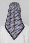 Armine İpek Eşarp Nostalji - 8401-35 Lacivert Twill