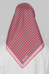 Armine İpek Eşarp Nostalji - 8401-80 Pembe Twill