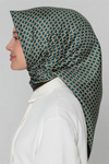 Armine İpek Eşarp Nostalji - 8401-82 Yeşil Twill