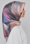 Armine İpek Eşarp Nostalji - 8424-35 Mor Twill