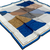 Armine İpek Eşarp Nostalji - 8516-37 Petrol Mavi Twill