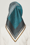 Armine İpek Eşarp Nostalji - 8516-83 Petrol Yeşili Twill