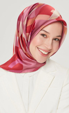 Armine İpek Eşarp Nostalji - 8526-84 Pembe Twill