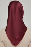 Armine İpek Eşarp Nostalji - 8668-14 Bordo Twill