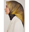 Armine İpek Eşarp Nostalji - 8821-54 Siyah Sarı Sura