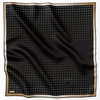 Armine İpek Eşarp Nostalji - 8936-02 Siyah Kahve Twill