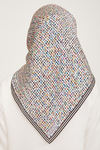 Armine İpek Eşarp Nostalji - 9013-04 Ekru Twill