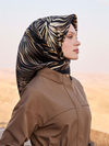 Armine İpek Eşarp Nostalji - 9038-01 Siyah Sura