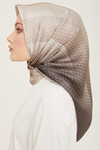 Armine İpek Eşarp Nostalji - 9104-33 Füme Twill