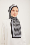 Armine Modal Şal - 4714-01 Siyah Gri