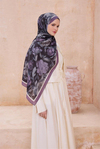 Belli Fresh Sanda Şal - 1362-04 Siyah Mor